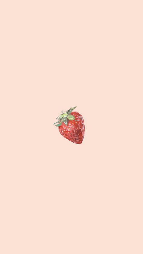 strawberry wallpaper Cute Strawberry Wallpapers Aesthetic, Strawberry Background Wallpapers, Wallpaper Backgrounds Strawberry, Light Pink Strawberry Wallpaper, Simple Strawberry Wallpaper, Wallpaper For Boys, Single Drawing, Strawberry Wallpaper, Strawberries