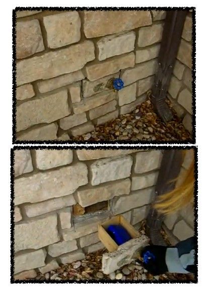 outdoor hiding space Geocaching Containers, Secret Hiding Spots, Secret Hiding Places, Secret Passages, Hidden Spaces, Hidden Compartments, Secret Storage, Hidden Rooms, Apartment Patio