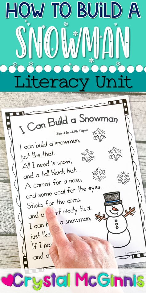 How To Build A Snowman, Do You Want To Build A Snowman Printable, Do You Want To Build A Snowman Lyrics, Snowman Curriculum, Snowman Books Preschool, Snowman Poem, How To Build A Snowman Writing, Snowman Books, Snowman Writing Activity