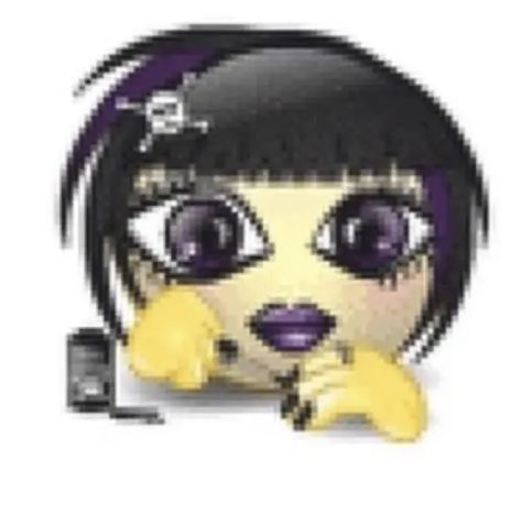 Swag 2012, Emo Emoji, Silly Emojis, Emo Stickers, Silly Icons, Silly Pfps, Emoji Gif, Girl Emo, Emo Girl