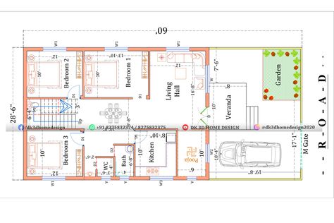 3BHK house plan in 30x60 feet plot size made by our expert floor planners and architects. This is best free 3 bedroom house plan in dwg format 30x60 House Plans West Facing, 30 60 Feet House Plan, West Facing House Plan, 3bhk House Plan, 3 Bedroom House Plan, West Facing House, 2bhk House Plan, Floor Planner, Living Hall