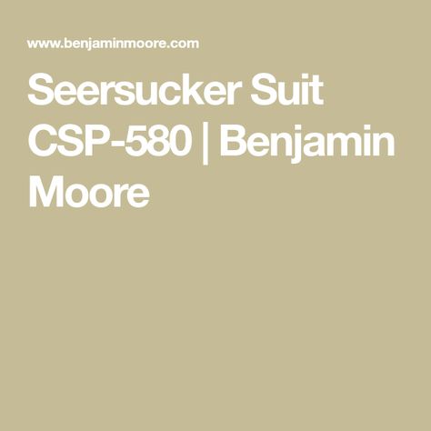 Seersucker Suit CSP-580 | Benjamin Moore Seersucker Suit, Benjamin Moore, Room Ideas, Family Room, Straw, Living Room