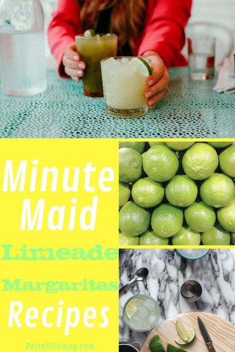 Minute Maid Limeade margarita recipes are easy to make and can be the star of the show for your party or cookout. Party Cocktail Recipes | Party Recipes | Summer Cocktail Recipes | BBQ Recipes | Summer Recipes | Margarita Recipes with Limeade | Lime Margarita Recipes #margaritas #recipes via @amybarseghian Margaritas Recipes, Party Cocktail Recipes, Cocktail Recipes Party, Limeade Margarita, Lime Margarita Recipe, Strawberry Limeade, Cookout Party, Tequila Recipe, Easy Margarita