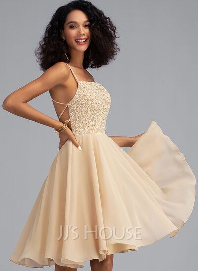 Homecoming Dresses Knee Length, Sequin Homecoming Dress, Satin Homecoming Dress, Cheap Homecoming Dresses, Dresses Chiffon, Beaded Chiffon, Lace Homecoming Dresses, Grad Dresses, Junior Bridesmaid Dresses