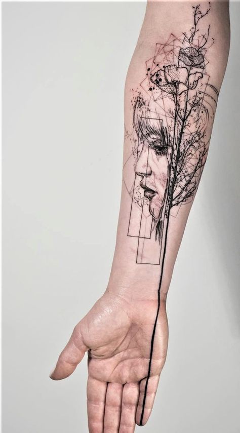 Tattoo Trend, Tattoo Zeichnungen, Muster Tattoos, Cool Forearm Tattoos, Temp Tattoo, Full Sleeve Tattoos, Modern Tattoos, Temporary Tattoo Designs, Head Tattoos