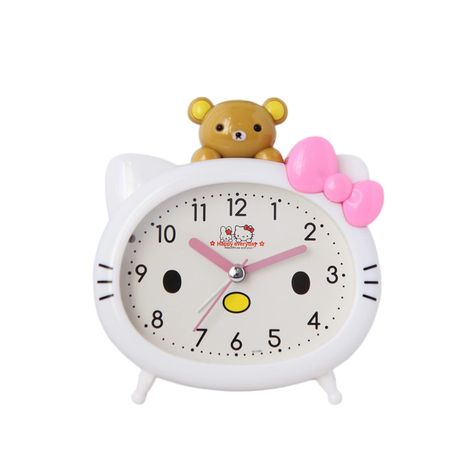 PRICES MAY VARY. [High Quality Design] - The Cat Clock Looks Like Cat Appearance, Very Cute, Kawaii.Colors: This color is white . The Cat Alarm Clock Is Made Of High-Quality Materials, And It Feels Smooth. This Clock Is Very Simple, So It Is Not Easy To Break. [Super Silent Hand] - The Second Scanning Hand Will Not Make Any Annoying Noise, And Keeps The Clock Silent, Creating A Super Quiet Sleeping Space For You [Simple Alarm Function] - The Loud Alarm Will Continue And You Can Easily Wake Up. B Clocks For Kids, Good Night Angel, Cute Alarm Clock, Kids Alarm Clock, Cute Clock, Cat Power, Cat Clock, White Clocks, Clock For Kids