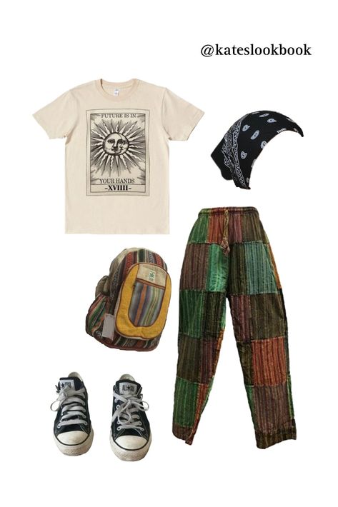 School Appropriate Hippie Outfits, Junglecore Outfits, Hippie Gym Outfit, Hippie Male Outfit, Plantcore Outfits, Masculine Hippie Outfits, Men Hippie Outfits, Hippie Men Outfit, Masc Hippie Outfits