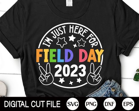 Field Day Tshirt Ideas, Field Day Shirts Design Elementary, Feild Day, Teacher Shirt Svg, School Carnival, T Shirt Design Template, Spirit Shirts, Student Council, School Games