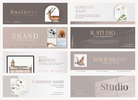 Rosé Twitter Header, Twitter Header Template, Header Template, Company Banner, Elegant Banners, Aesthetic Business, Linkedin Banner, Banner Web, Social Templates