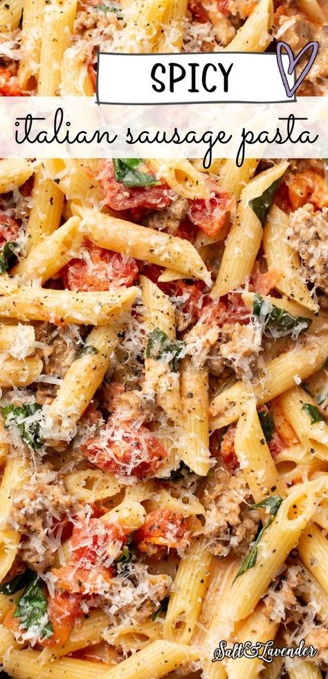 Easy Sausage Dinner Recipes Which Are Healthy And Comforting - RecipeMagik Spicy Italian Sausage Pasta, Easy Sausage Dinner, How To Grill Asparagus, Easy Sausage Dinner Recipes, Sausage Dinner Recipes, Grill Asparagus, Sausage Pasta Dinner, Sweet Italian Sausage Recipes, Asparagus Grilled