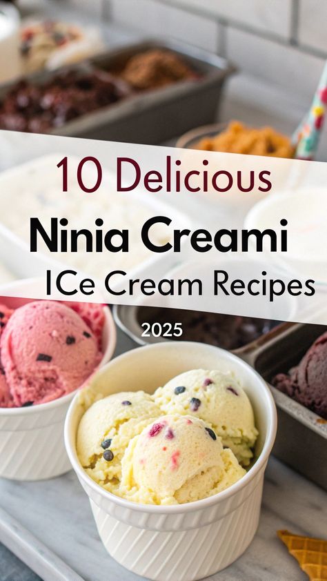 Stay ahead of the dessert trend with these top-rated Ninja Creami ice cream recipes. Your taste buds will thank you! 🙌 #BestOf2025 #IceCreamSeason #NinjaCreami Ninja Creami Ice Cream Recipes, Cream Recipes, Ice Cream Recipes, Taste Buds, Top Rated, Ice Cream, Dessert, Cream, Thank You