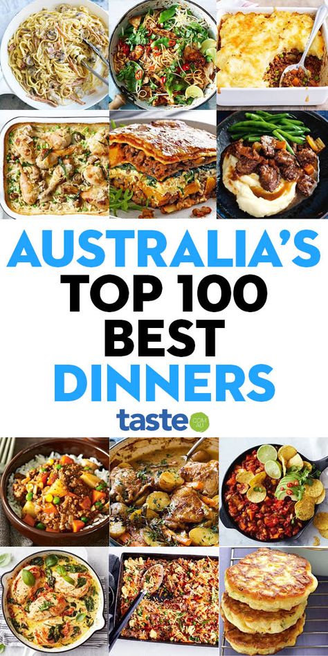 Take a bow carbonara, roast lamb, lasagne and savoury mince (just to name a few) because you’ve just been cooked, loved and rated the very best easy and family-friendly dinners in the country. #dinner #dinnerrecipes #dinnerideas #australia #australian #australianrecipes Australian Food Recipes Dinners, Australian Meals Recipes, Foods From Different Countries, Australia Food Recipes, Australian Recipes Dinner, Easy Australian Food Recipes, Traditional Dinner Ideas, Australian Dinner Recipes, Country Dinner Ideas