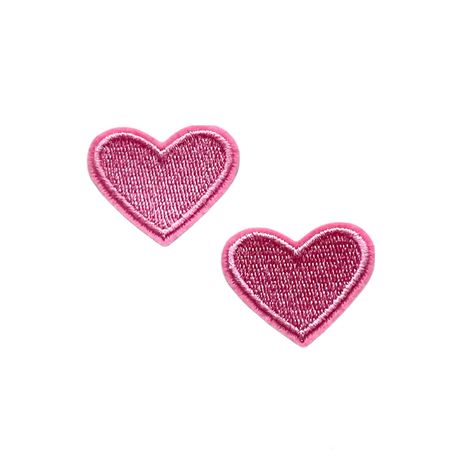 Pink Hearts embroidered patches Little embroidered heart applique patch. Heart patches can be used to embellish your knitting or crochet projects, jazz up clothing or for other crafting ideas.  This patch can be hand sewn if preferred but it has a handy iron-on backing for easy application.  You get 2 heart patches.  Other color options are available, choose your favorite color.  Visit my shop for other colors too! Patch measures approx 1.5 inches (3.5cm x 3cm) See other unique embroidery patche Patches Aesthetic, Crochet Heart Applique, Heart Sewing, Heart Applique, Heart Patch, Patch Embroidery, Unique Embroidery, Cute Patches, Heart Patches