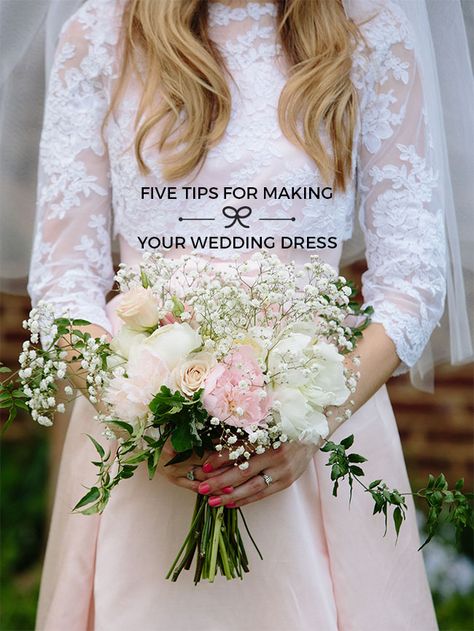 Five Tips for Making Your Wedding Dress - Tilly and the Buttons Homemade Wedding Dresses, Wedding Dress Sewing Patterns, Making A Wedding Dress, Plus Size Summer Fashion, Wedding Dress Types, Evening Dresses Uk, Sheath Wedding Gown, Sewing Wedding Dress, Diy Wedding Dress