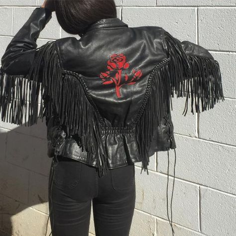 Mode Streetwear, Black Leather Jacket, Looks Vintage, Look Cool, Alternative Fashion, Moda Casual, Look Fashion, Outfit Inspirationen, Fashion Inspo Outfits