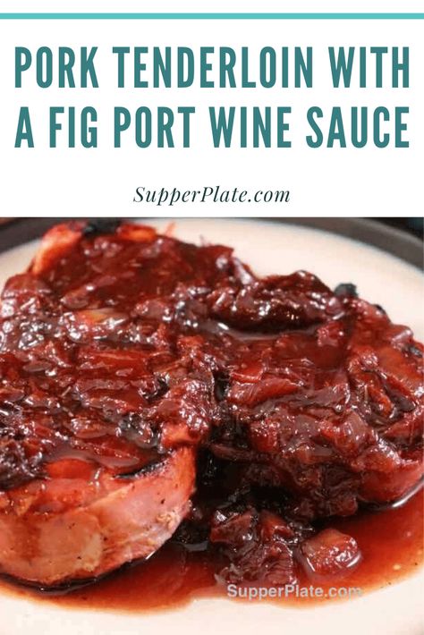 Port Wine Sauce, Wrapped Pork Tenderloin, Fig Sauce, Easy Pork Tenderloin, Pork Sauce, Gourmet Grilling, Prosciutto Wrapped, Grilled Pork Tenderloin, Fig Recipes