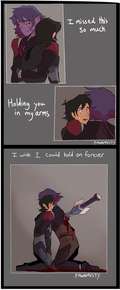 First of..... WHO GAVE YOU THE RIGHT?! THEY WILL NOT KILL HER OFF! IT. WILL. NOT. HAPPEN!!!!!!!!!!!!!!!!!!! KEITH FINALLY GOT HER BACK!!!!!!!!!!!! DX Pregnant Keith Voltron, Keith Kogane Comic, Voltron Keith Injured, Voltron Keith Hurt, First Kill Fanart, Keith And Krolia, Keith Kogane Fanart, Voltron Force, Klance Fanart