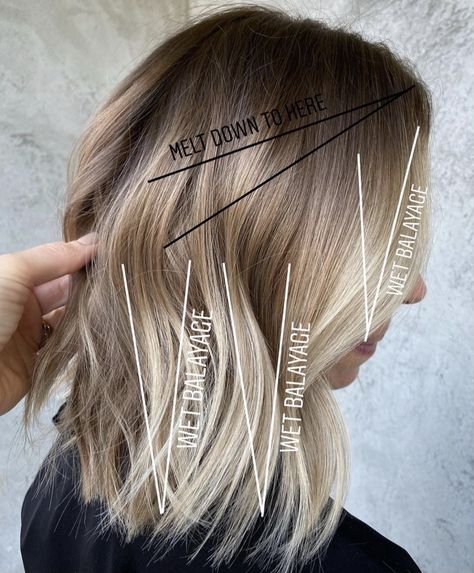 Root Melt Blonde, Level 6 Hair Color, Level 7 Hair, Blonde Chronicles, Level 7 Hair Color, Shadow Root Blonde, Root Melt, Blonde Hair With Roots, Color Consultation