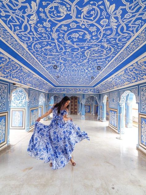 Blue room city palace How to shoot 10 Best Instagram locations Rajasthan, India plus Taj Mahal Photography tips bonnie rakhit style traveller Taj Mahal Photography, City Palace Jaipur, Jaipur Travel, India Travel Places, Travel Pose, India Architecture, Instagram Locations, India Design, India Culture