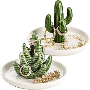 Cactus Ring Holder, Preppy Ring, Plate Display Stands, Cactus Ring, Cactus Jewelry, Jewelry Trays, Jewelry Tray Organizer, Jewelry Tray Display, Cactus Gifts