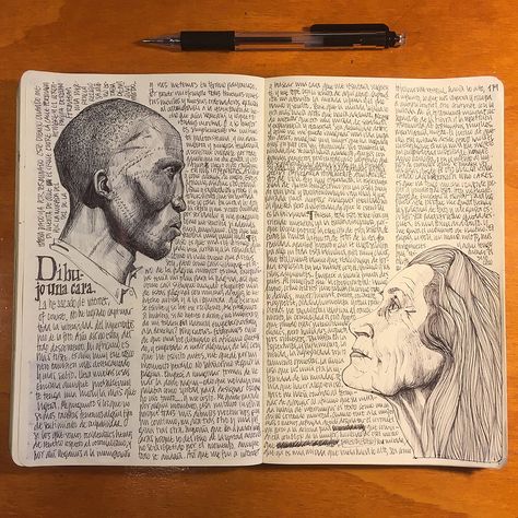 #mindscape #mindescape #diary #writing #scribble #drawing #notebook #sketchbook #journal #illustration #miguelherranz #freekhand Notebook Painting, Journal Illustration, Drawing Notebook, Scribble Drawing, Sketchbook Journal, Diary Writing, Moleskine Art, Graffiti Writing, Draw Ideas