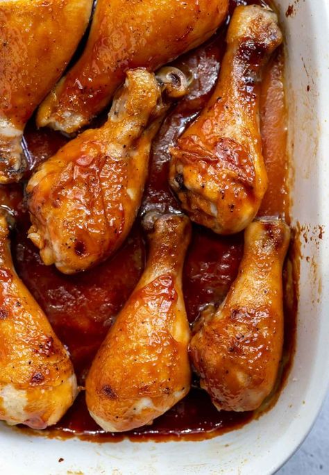 Oven Bbq Chicken Legs, Chicken Leg Recipes Oven, Baked Bbq Chicken Legs, Chicken Legs In Oven, Baked Bbq Chicken Thighs, Oven Bbq Chicken, Oven Baked Bbq Chicken, Bbq Chicken Legs, Fried Chicken Legs