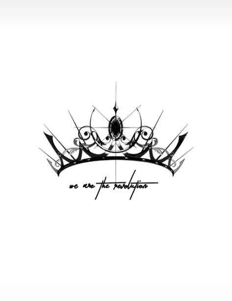 Blackpink Crown Drawing, Crown Tattoo Line Art, Blackpink Crown Tattoo, Crown Neck Tattoos Women, Evil Queen Crown Tattoo, Goddess Crown Tattoo, Dark Crown Drawing, Evil Crown Drawing, Dark Crown Tattoo