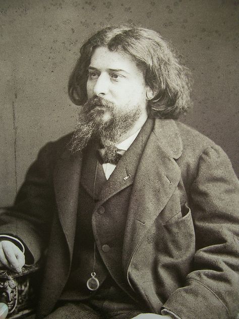 Alphonse Daudet photo by Nadar, 1891 Alphonse Daudet, 16 December, Edouard Manet, Hermann Hesse, Story Writer, Marcel Proust, Camille Pissarro, Writers And Poets, Paul Cezanne