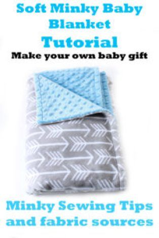 Minky Baby Blanket Tutorial - A More Crafty Life Minky Blanket Tutorial, Baby Blanket Sewing, Blanket Sewing, Baby Blanket Tutorial, Arrow Nursery, Best Baby Blankets, Trendy Baby Blankets, Diy Baby Blanket, Blanket Tutorial