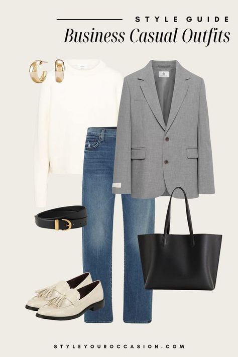 How To Create Business Casual Outfits: 20 Staple Pieces You Need Business Casual Capsule Wardrobe, Business Casual Capsule, Spring Business Casual Outfits, Casual Capsule Wardrobe, Wardrobe For Women, Chic Work Outfit, Spring Business Casual, Create Business, Work Outfit Ideas