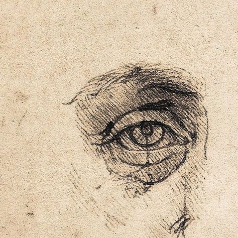 Leonardo da Vinci - Study of proportions (detail), ca. 1490. Anatomy Art, Eye Drawing, A Drawing, Anatomy, Tattoo Ideas, Sketch, Paintings, Human, History