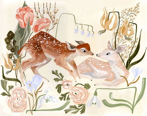 Jennifer Nelson Artists Rae Ritchie, Animal Wedding, Illustrator Portfolio, Ideas For Drawing, Children's Illustration, Picture Books Illustration, Deer Art, Art Folder, Artist Portfolio