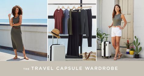 Travel Capsule Wardrobe: Wash-Less Travel Clothes | Indiegogo Wardrobe Basics List, Capsule Wardrobe Basics, Travel Capsule, Travel Clothes, Travel Capsule Wardrobe, Minimal Classic, Wardrobe Basics, Early Bird, Travel Light