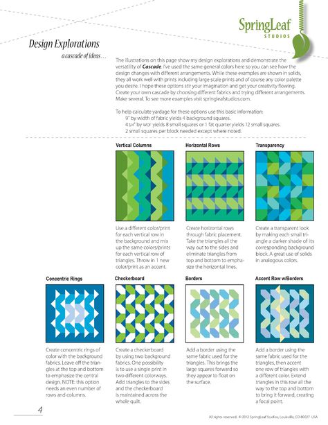 SpringLeaf Studios: My Favorite Quilt Cascade Quilt, Interesting Quilts, Green Quilts, Quilt Pattern Free, Color Layout, Cascade Design, Patchwork Tutorial, Kaffe Fassett Quilts, Quilt Modernen