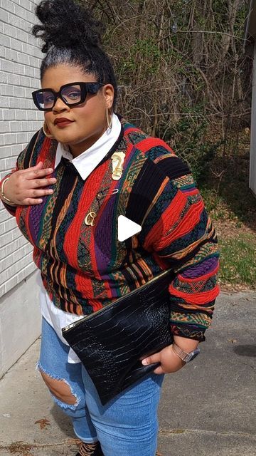 Coogi Sweater Outfit Women, Dr Martens Style, Jadon Boots, Coogi Sweater, Thrift Inspo, What Are We, Spring Wear, Thrift Finds, How To Get Warm