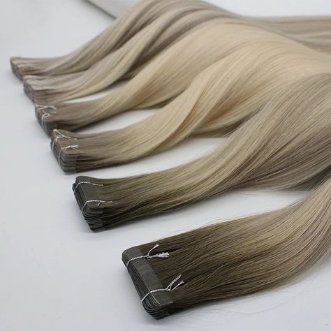 ✨🇬🇧 What do you look for when choosing hair extensions? Is it the quality, the blend, or the length? And when it comes to application, do you have a go-to method that you swear by? Whether you love the versatility of clip-ins, the seamless finish of tape-ins, or the longevity of sew-ins, we want to know! Share your favorite method and why it works best for you in the comments below. Let’s chat all things extensions! 💁‍♀️✨ ----- ✨🇸🇪 Vad letar du efter när du väljer hårförlängningar? Är det k... 1 Row Hand Tied Extensions, Balmain Hair Extensions, Hand Tied Weft Hair Extensions Care, Blonde Hand Tied Extensions, Tape Ins, Covet & Mane Extensions, Sew Ins, Clip Ins, Hair Extensions