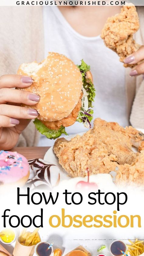 Are you thinking about food all day, every day? If you’re constantly meal planning, tracking calories, talking about your diet, or feeling guilty after eating, you may be struggling with food obsession. While food is certainly an important part of each day, it shouldn’t consume your every thought. Keep reading to learn the signs of food obsession and how to stop these all-consuming thoughts about food, so you can redirect your mental energy to the things you value most. Feeling Guilty After Eating, Track Calories, Stop Feeling, Feeling Guilty, Mental Energy, Healthy Nutrition, Food Obsession, Nutrition Tips, Heart Healthy