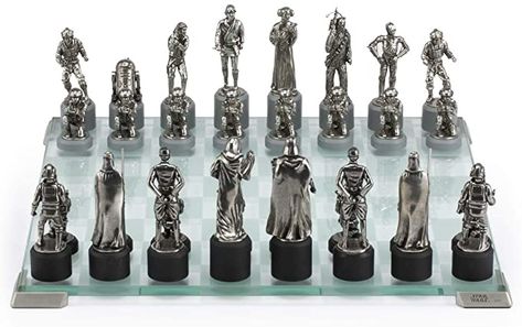 Amazon.com: Royal Selangor Hand Finished Star Wars Collection Pewter Star Wars Classic Chess Set Gift : Toys & Games Star Wars Chess, Star Wars Chess Set, Classic Chess Set, Viking Helmet, Star Wars Collection, Chess Set, Chess, Toys Games, Star Wars