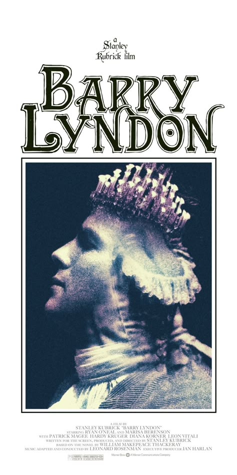 Barry Lyndon Poster, 70s Movie Posters, Stanley Kubrick Movies, 70s Films, Mondo Posters, Barry Lyndon, Art Haus, Film Posters Art, 2001 A Space Odyssey