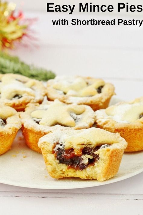 Mince Pie Pastry, Shortbread Pastry, Homemade Mince Pies, Mince Pie Recipe, Mince Pies Christmas, Mince Pie, Shortbread Crust, Mince Pies, Sweet Pastries