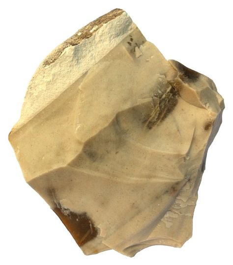 A contact between chalk and chert. Chert exhibits characteristic conchoidal fracture Mineral Identification, Rock And Minerals, Rock Chalk, Sedimentary Rocks, Rock Minerals, Rock Hounding, Rocks And Gems, Red Agate, Minerals Crystals