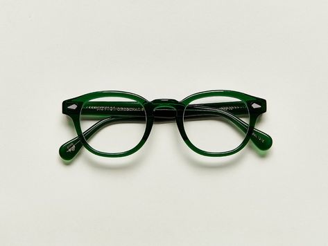 LEMTOSH | Timeless Square Glasses | MOSCOT - NYC Since 1915 Green Glasses Frames, Bridge Support, Glasses Inspiration, Everyday Glasses, Green Glasses, Nyc Aesthetic, Calling Card, New Glasses, Square Glasses