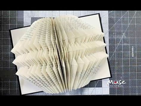 Make a Book Sculpture - YouTube Book Art Tutorial, Create Your Own Book, Make A Book, Book Folding Patterns, Book Sculpture, Book Folding, Tutorial Video, Art Tutorial, Altered Books