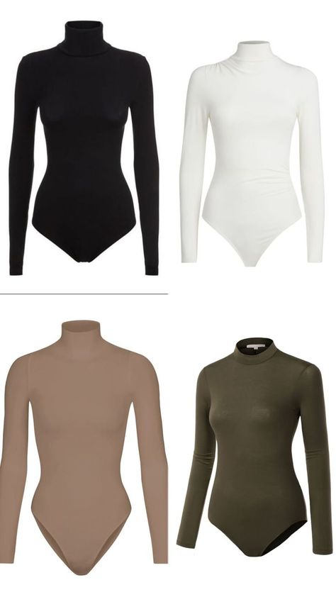 BODYSUITS FOR WINTER NECK---HIGH NECK SLEEVES LENGTH--- LONG FABRIC---WOOLEN High Neck Shirts, Soft Dramatic, Winter T Shirts, High Neck Top, Full Sleeves, Full Sleeve, Capsule Wardrobe, High Neck, Tights