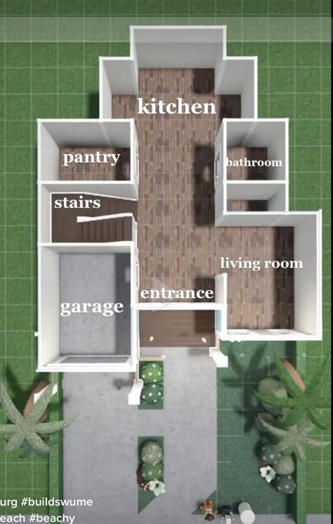 Skitse Bog, House Outline, Two Story House Design, House Plans With Pictures, House Decorating Ideas Apartments, Small House Layout, Bloxburg House Ideas Layout, Bloxburg House Ideas 2 Floor, Tiny House Layout