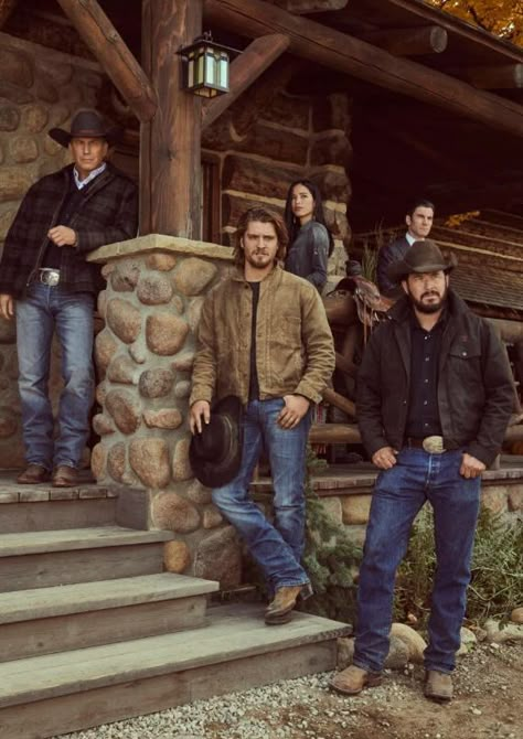 Yellowstone Cast, Yellowstone Merchandise, Yellowstone Outfits, Yellowstone Series, Luke Grimes, Kelly Reilly, Cole Hauser, Dutton Ranch, Estilo Country