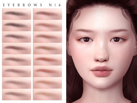 Eyebrows N16 – LutessaSims Sims Eyebrows, Asian Eyebrows, Sims 4 Cc Eyes, Sims 4 Cas Mods, The Sims 4 Skin, Makeup Cc, Sims 4 Cc Makeup, Sims 4 Body Mods, Sims 4 Cc Skin