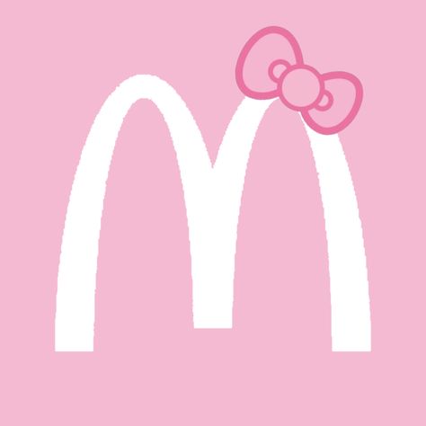 Hello Kitty App Widgets, Mcdonalds Logo Aesthetic, Pinterest Icon Cute, Pink App Icons Aesthetic Hello Kitty, Hello Kitty Widget Medium, Hello Kitty Phone Icons, Mcdonalds Wallpaper, Hello Kitty Icons For Apps, Mcdonalds Logo