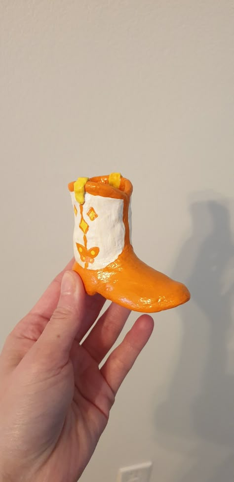 Cowboy Boot Candle Holder, Air Dry Clay Cowboy Boot, Air Dry Clay Cowboy Hat, Cowboy Boot Ceramic, Cowboy Boot Match Holder, Ceramic Cowboy Boot, Clay Lighter Holder, Clay Cowboy Boot, Clay Cowboy Hat