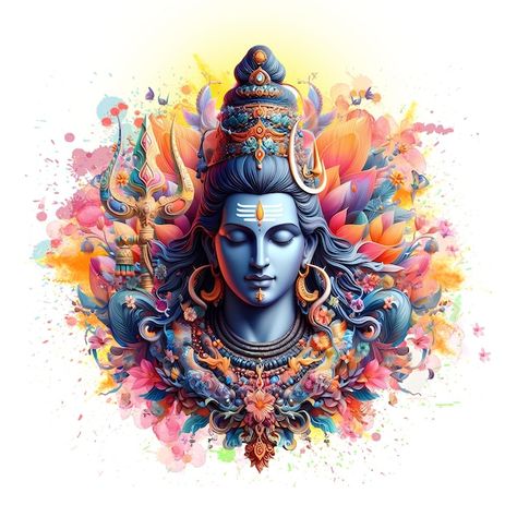 Shiva Design, Happy Maha Shivratri, Maha Shivratri, Psd Icon, God Illustrations, Iconic Photos, Photo To Video, Lord Shiva, Vector Photo